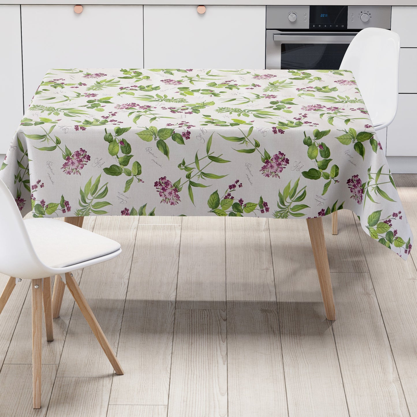 Wachstuch Tischdecke Küchenkräuter