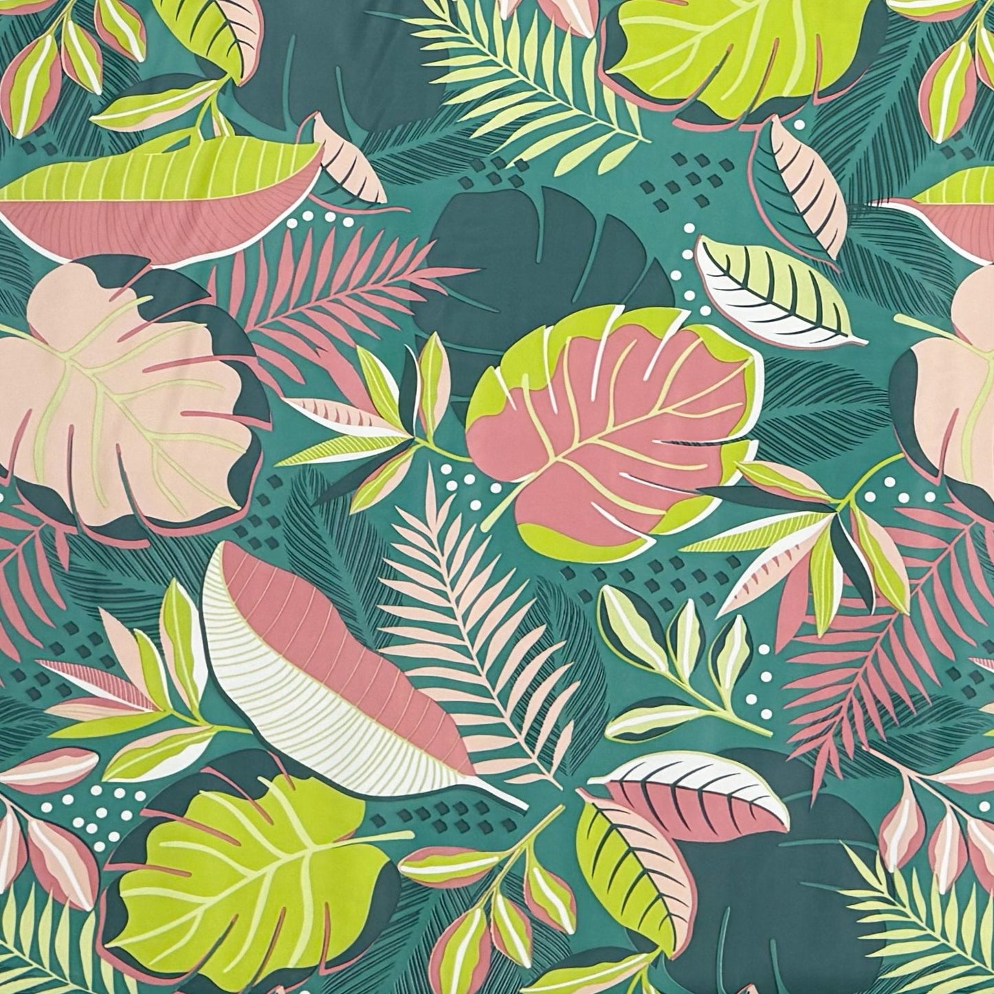 Wachstuch Tischdecke C142101 grün Monstera Dschungel Blätter Sommer eckig rund oval