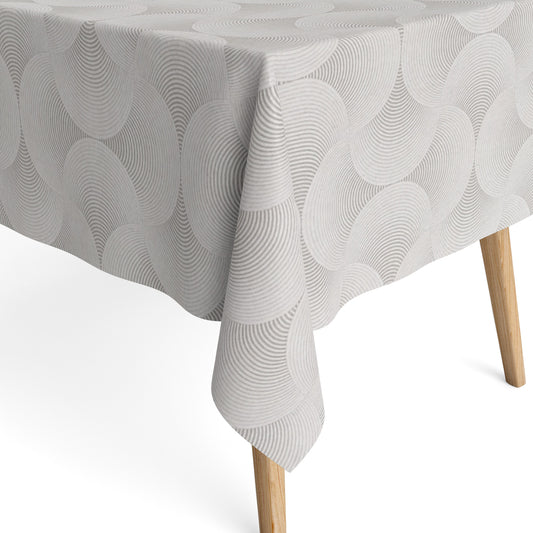 Tischdecke beschichtete Baumwolle Kreise abstrakt