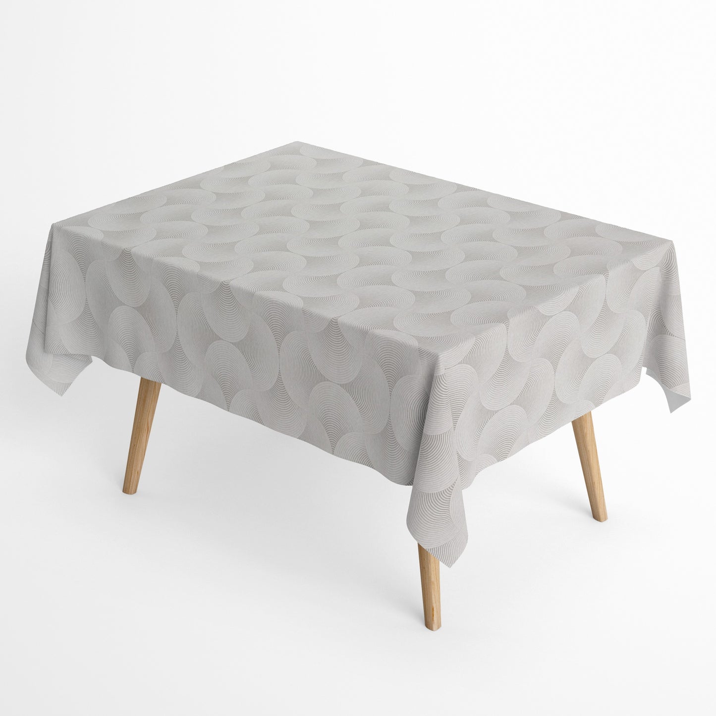 Tischdecke beschichtete Baumwolle Kreise abstrakt