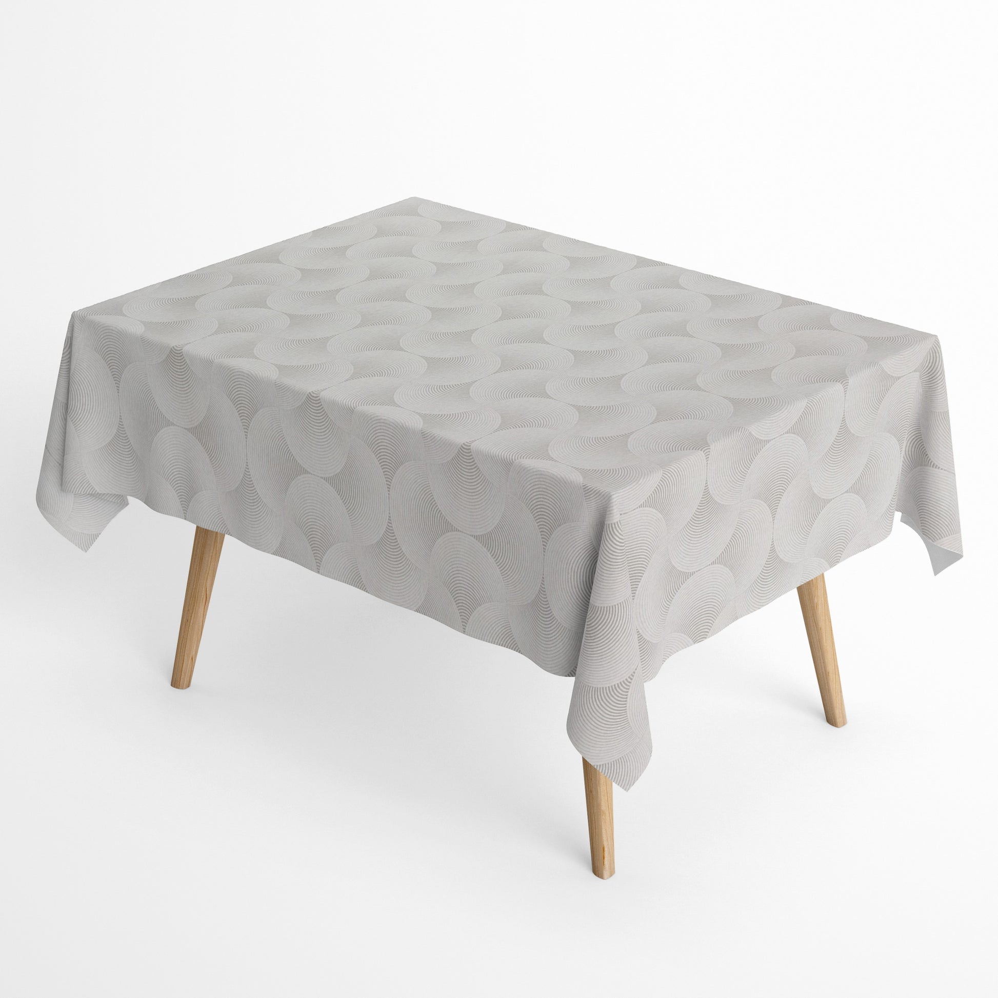 Tischdecke beschichtete Baumwolle Kreise abstrakt