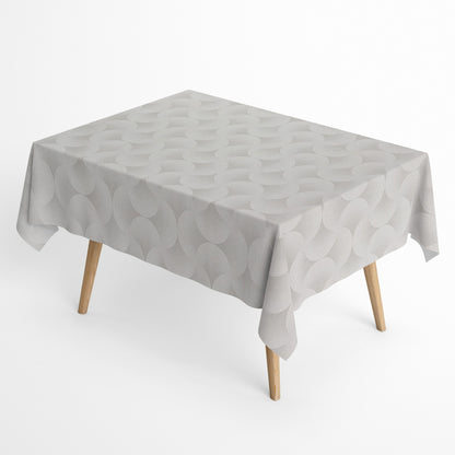 Tischdecke beschichtete Baumwolle Kreise abstrakt