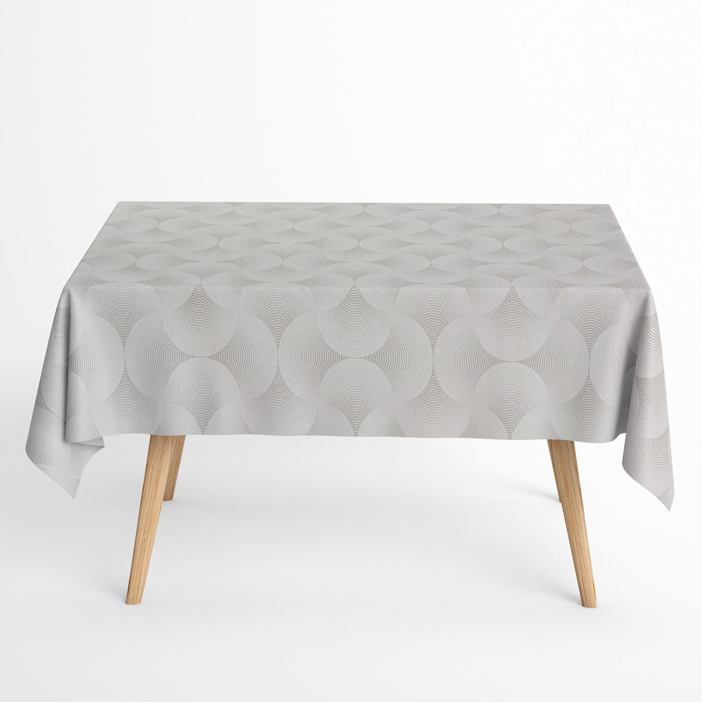 Tischdecke beschichtete Baumwolle Kreise abstrakt