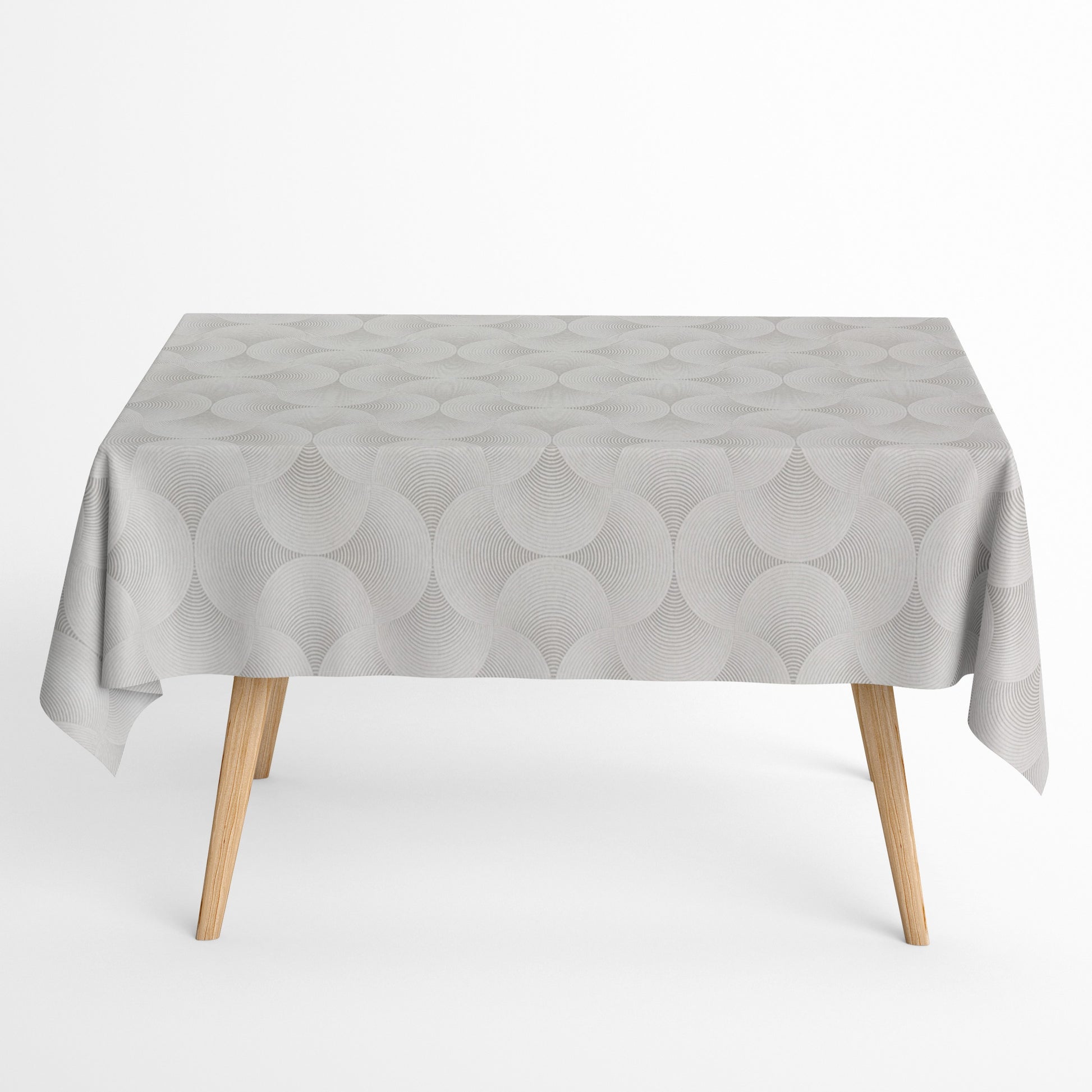 Tischdecke beschichtete Baumwolle Kreise abstrakt