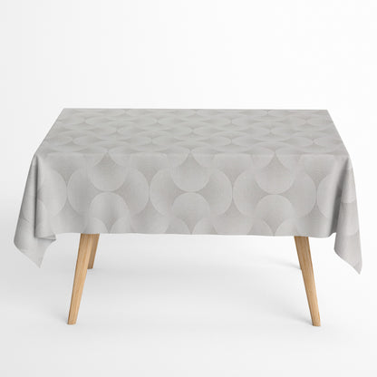 Tischdecke beschichtete Baumwolle Kreise abstrakt