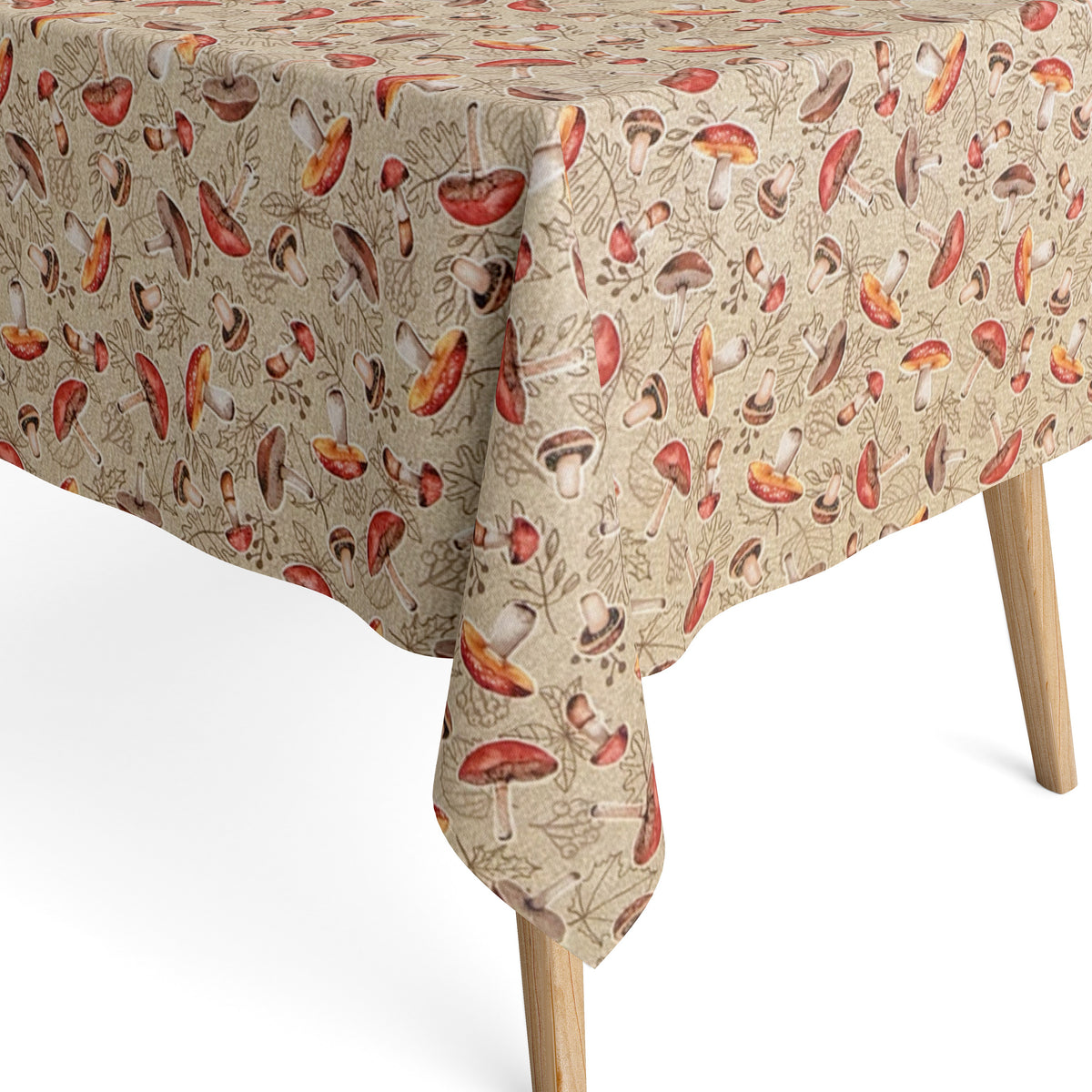Jacquard Tischdecke aus beschichteter Baumwolle mit Fleckenschutz CLAT –