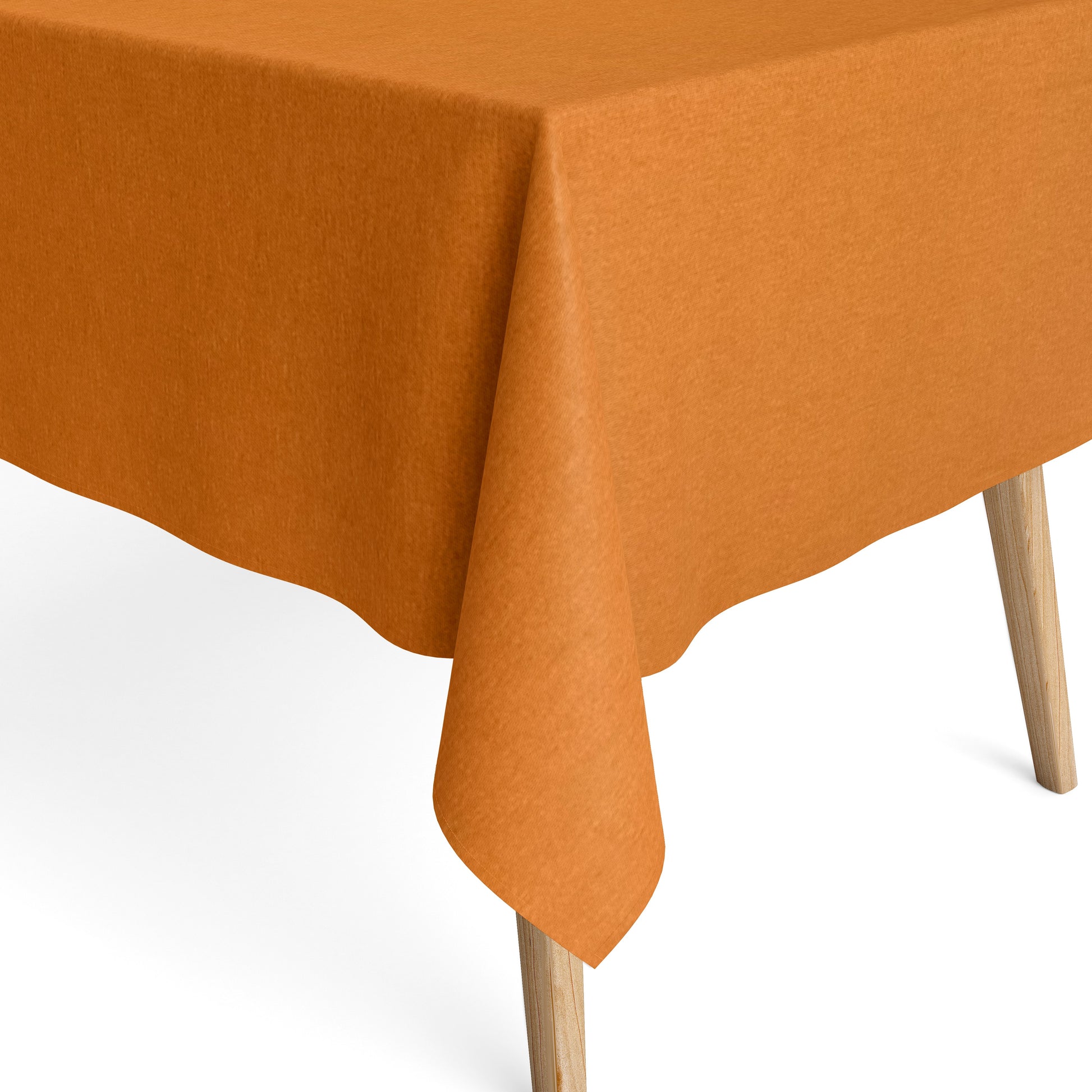 Baumwoll Tischdecke orangefarben