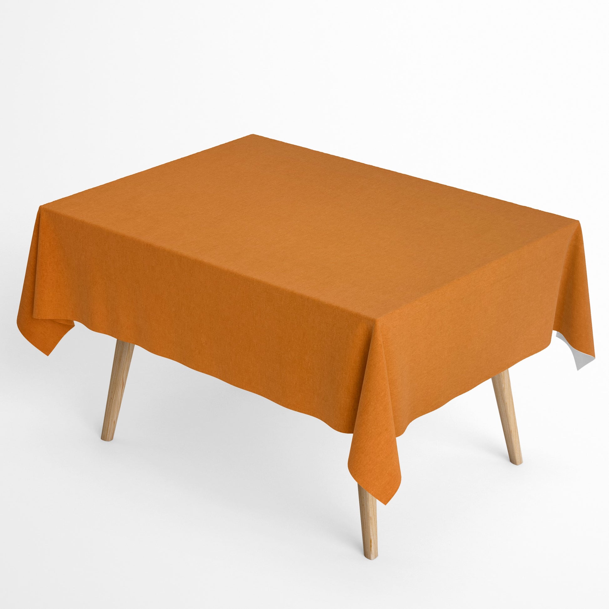 Baumwoll Tischdecke orangefarben