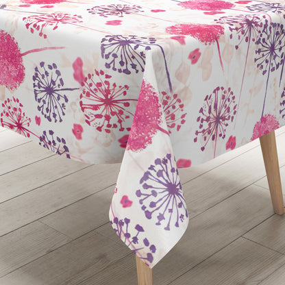 Wachstuch Tischdecke Pusteblume Pink