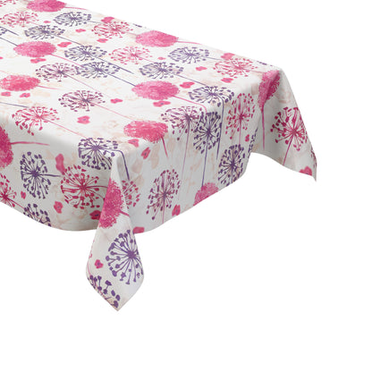 Wachstuch Tischdecke Pusteblume Pink