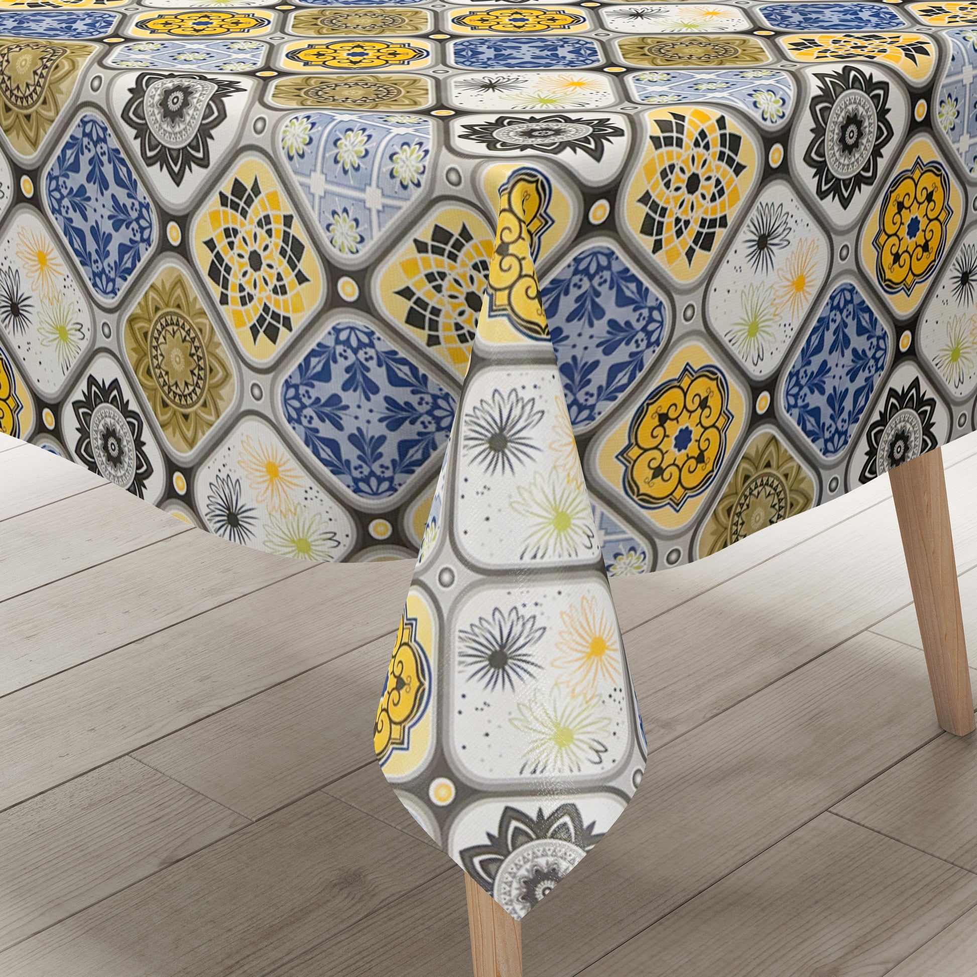 Wachstuch Tischdecke Mosaik und Fliesen