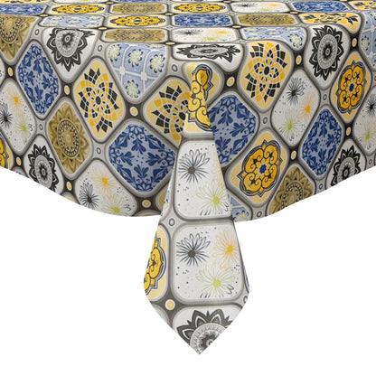 Wachstuch Tischdecke Mosaik und Fliesen