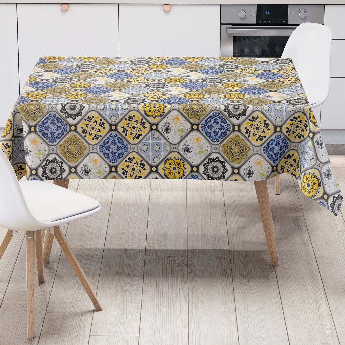 Wachstuch Tischdecke Mosaik und Fliesen