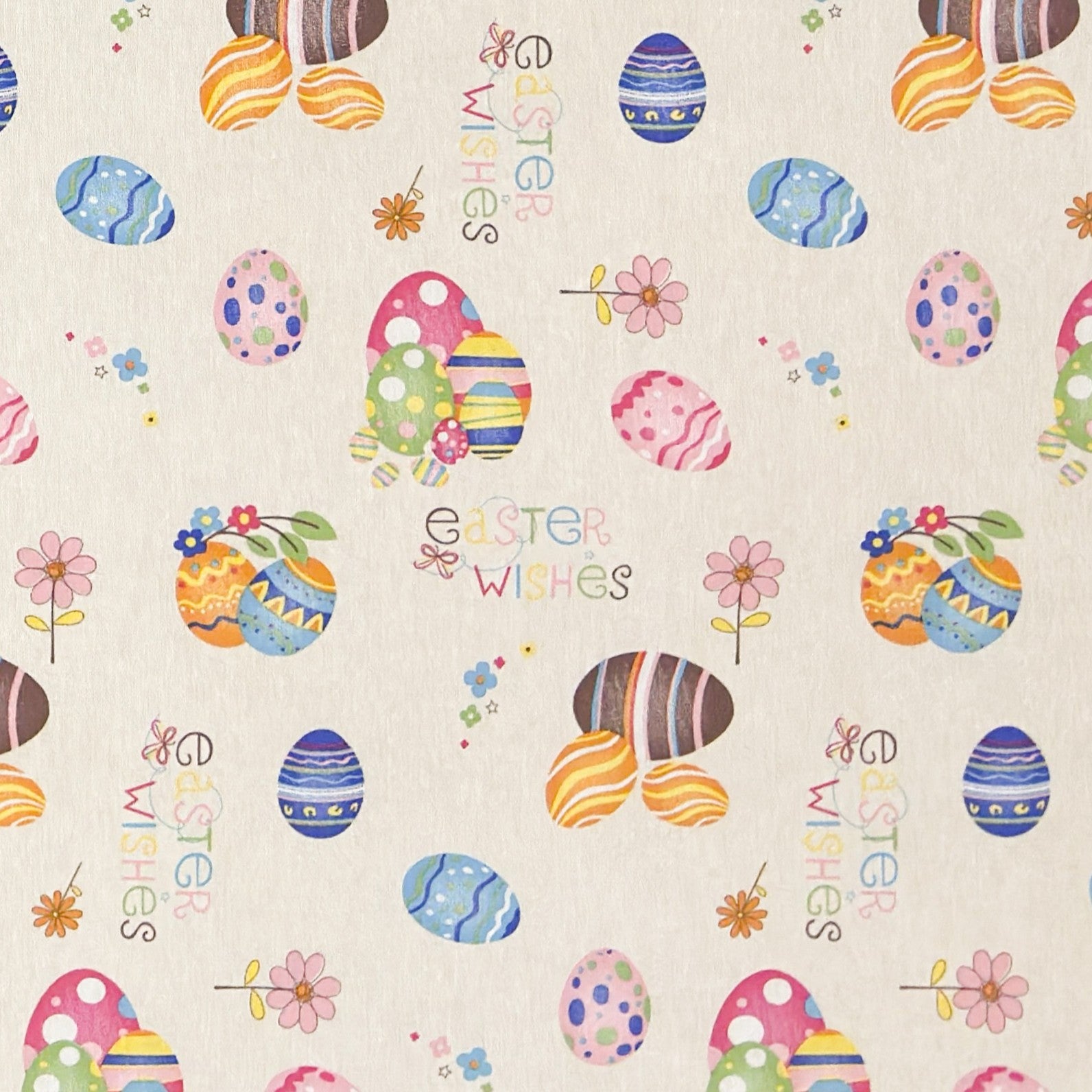 Tischdecke beschichtete Baumwolle Ostern