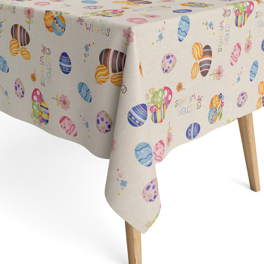 Tischdecke beschichtete Baumwolle Ostern