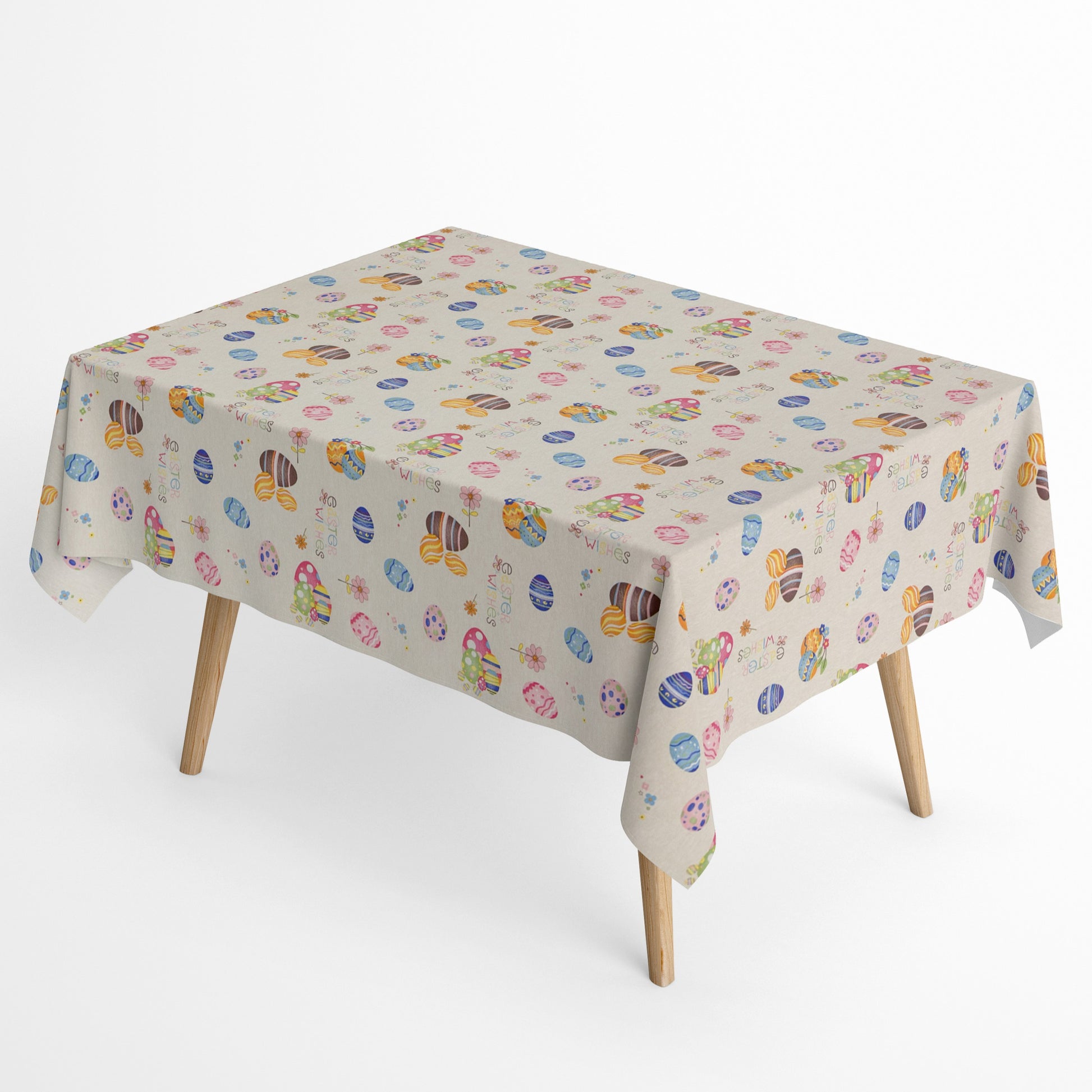 Tischdecke beschichtete Baumwolle Ostern