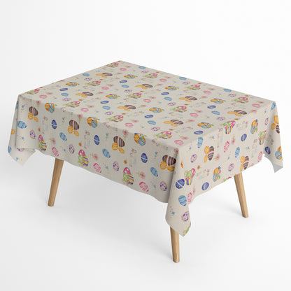 Tischdecke beschichtete Baumwolle Ostern