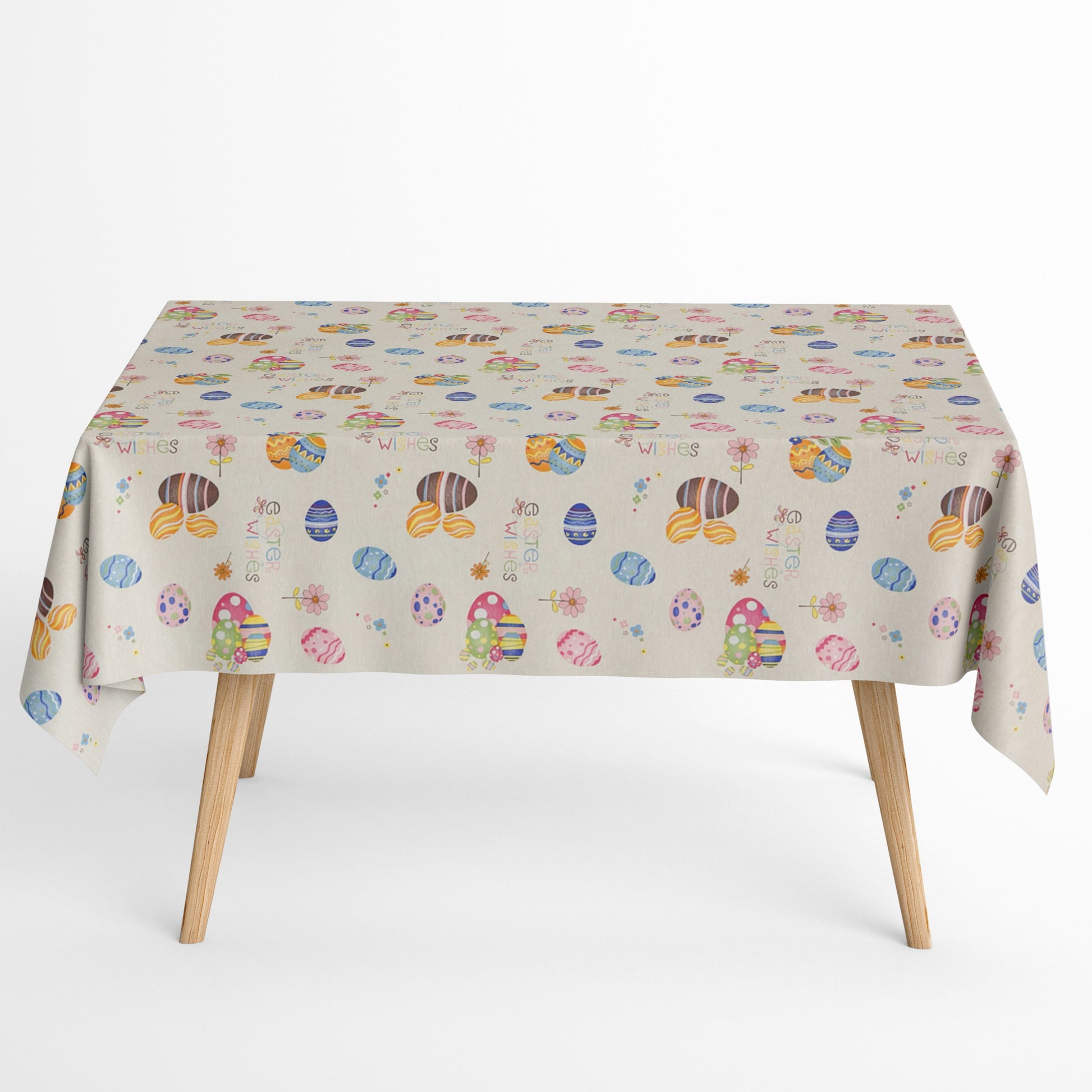 Tischdecke beschichtete Baumwolle Ostern