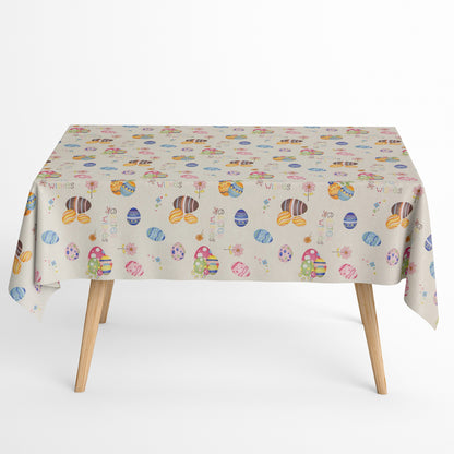 Tischdecke beschichtete Baumwolle Ostern