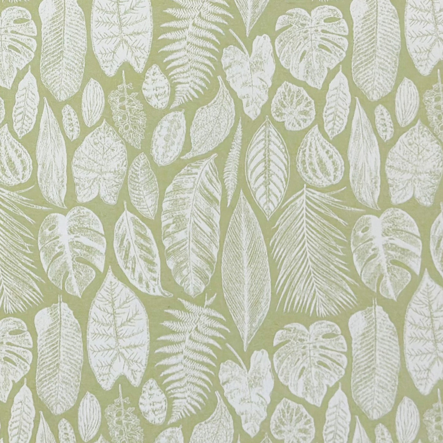 Jacquard beschichtete Baumwolle Dschungel hellgrün mintgrün