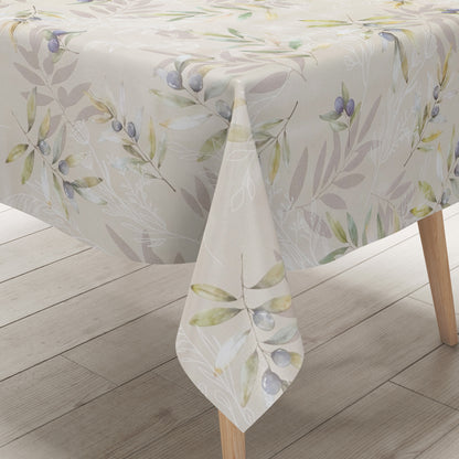 Wachstuch Tischdecke mediterran Oliven