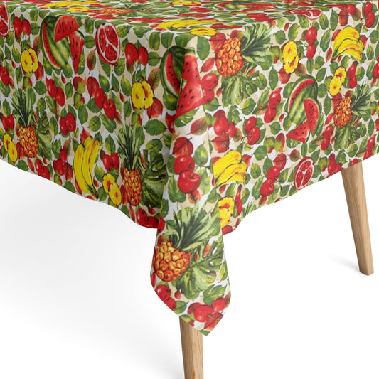 Tischdecke beschichtete Baumwolle Früchte 