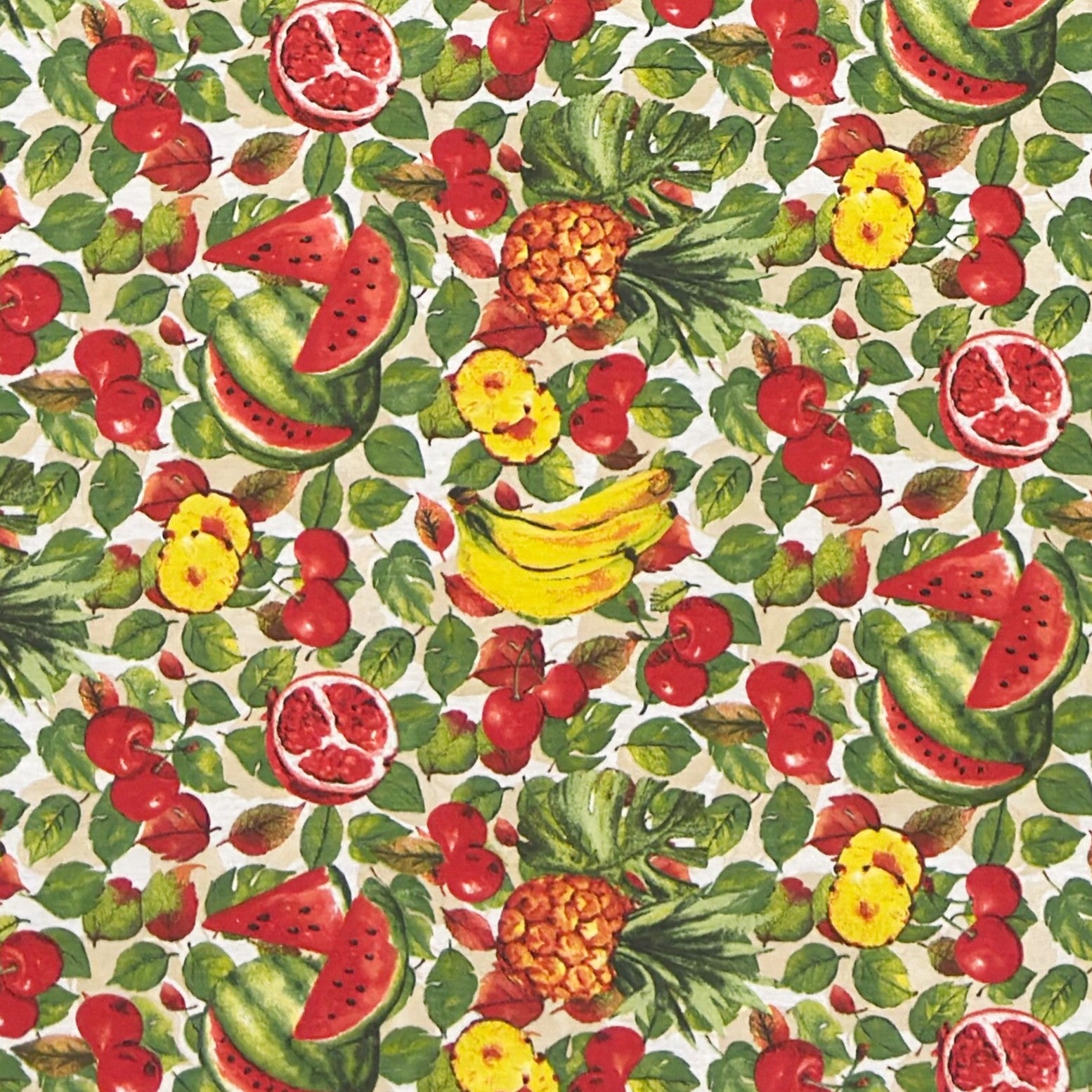 Tischdecke beschichtete Baumwolle Früchte 