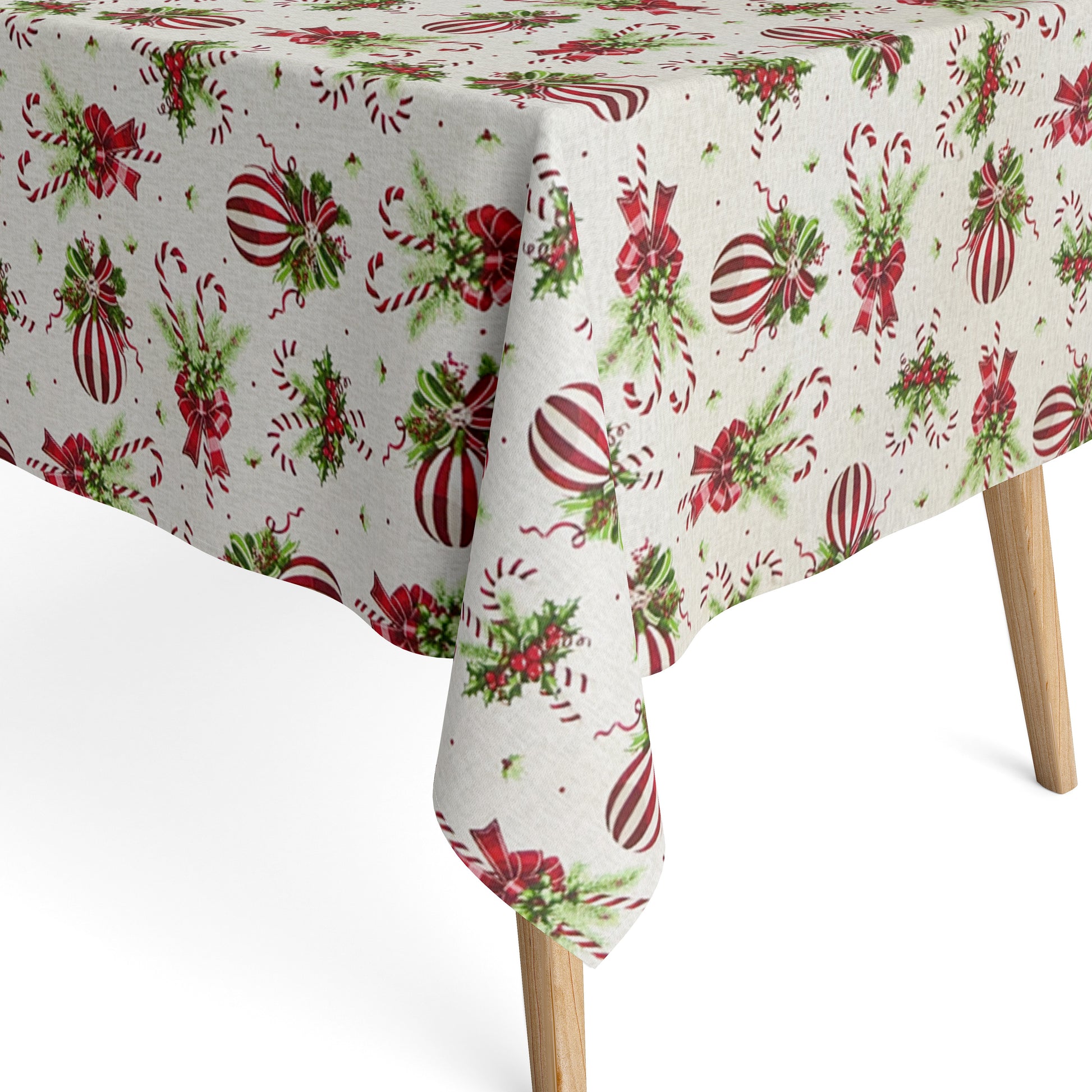 Tischdecke beschichtete Baumwolle X-Mas Weihnachten