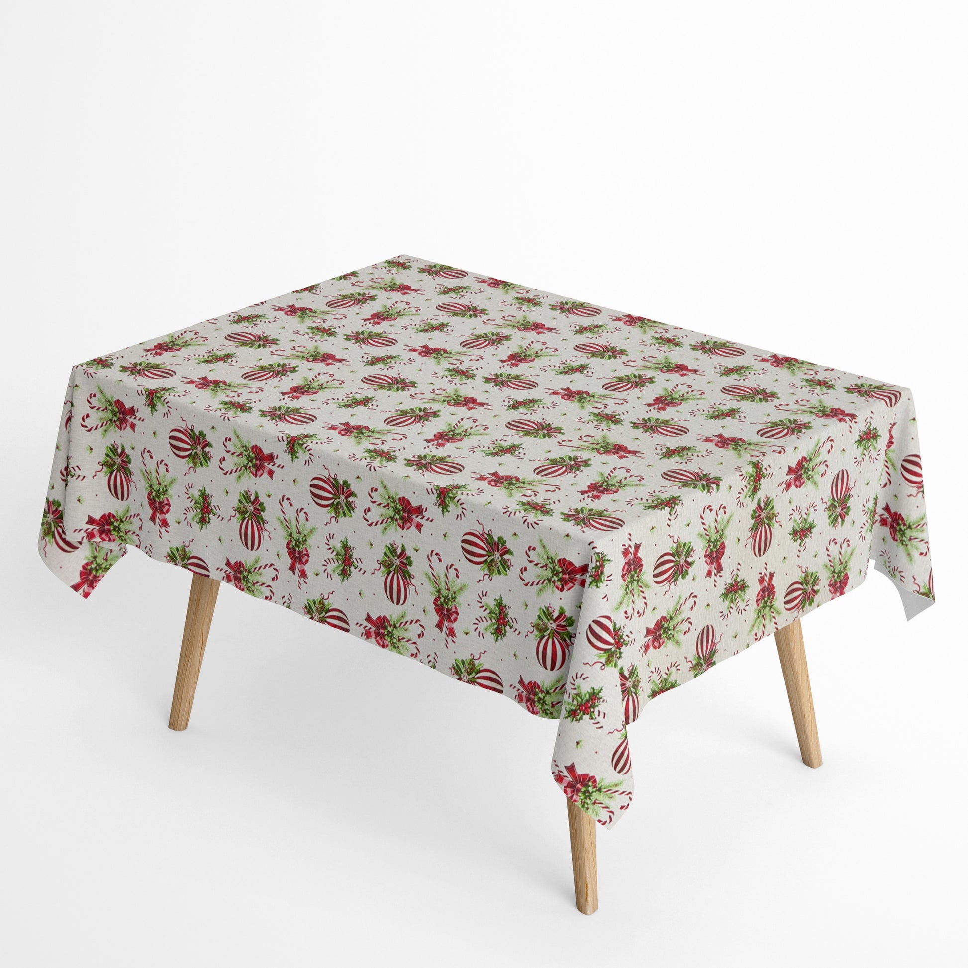 Tischdecke beschichtete Baumwolle X-Mas Weihnachten