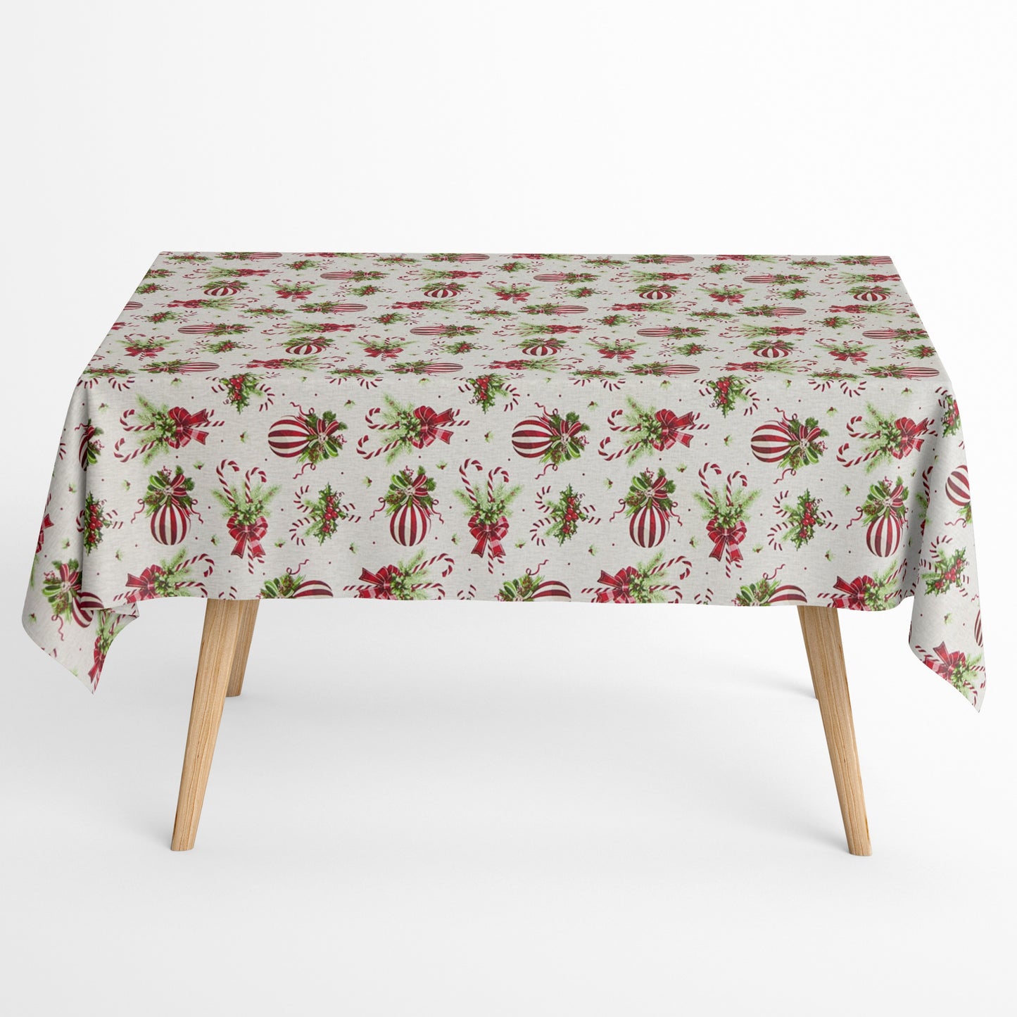 Tischdecke beschichtete Baumwolle X-Mas Weihnachten