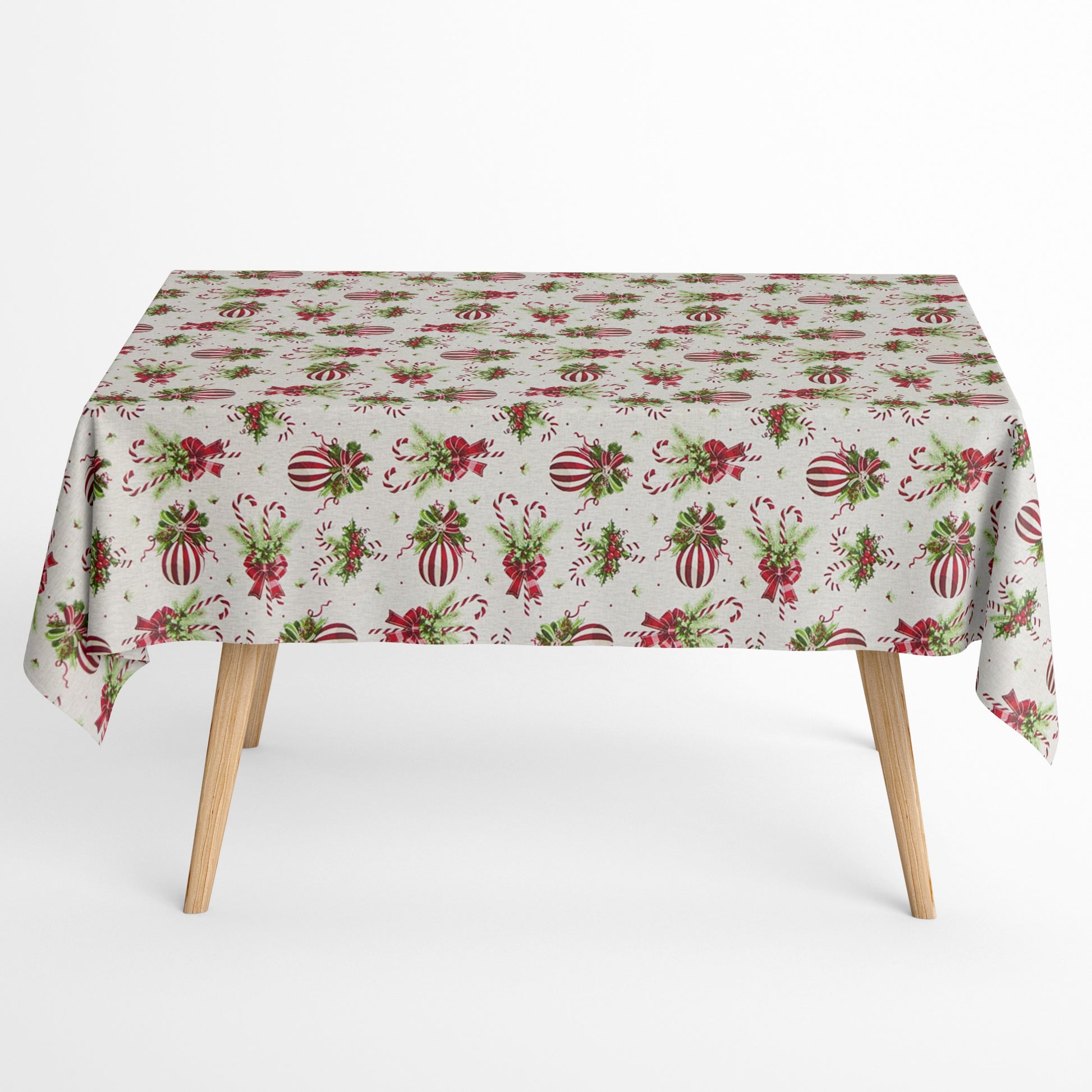 Tischdecke beschichtete Baumwolle X-Mas Weihnachten