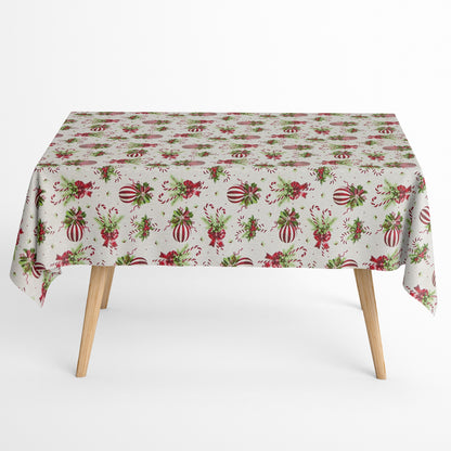 Tischdecke beschichtete Baumwolle X-Mas Weihnachten