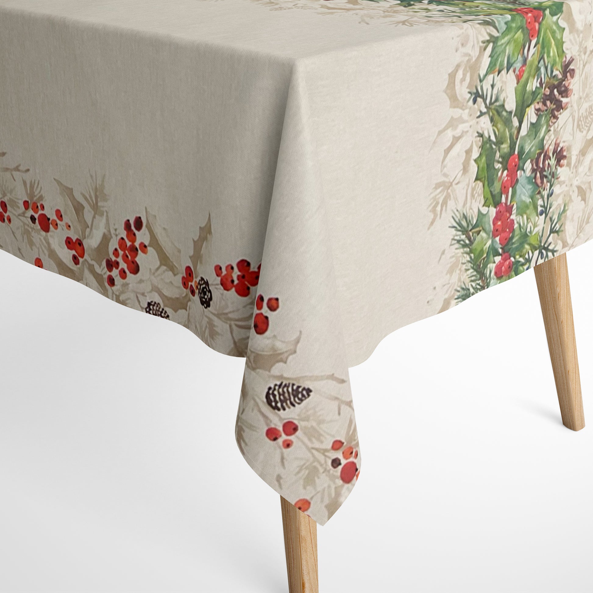 Jacquard Tischdecke aus – GLORIA Baumwolle Bordürenmuster beschichteter