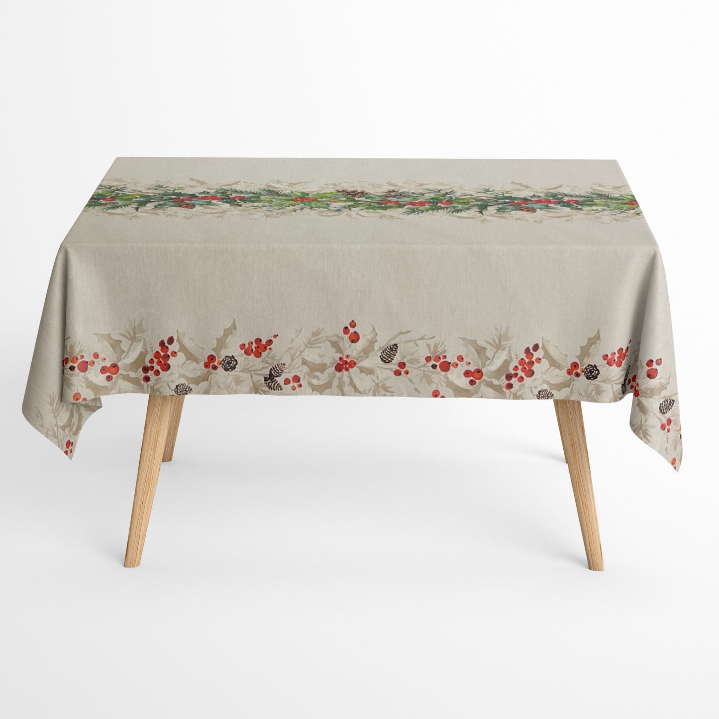 Jacquard Tischdecke aus beschichteter Baumwolle – GLORIA Bordürenmuster