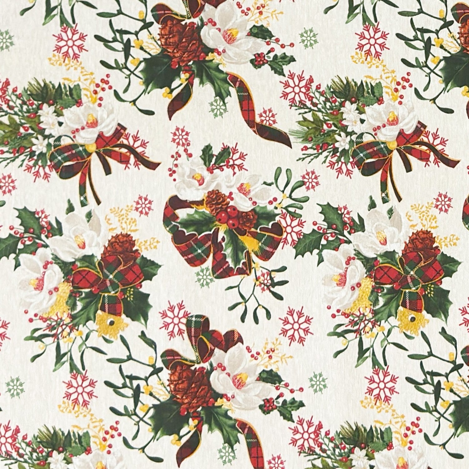 Tischdecke beschichtete Baumwolle Weihnachten