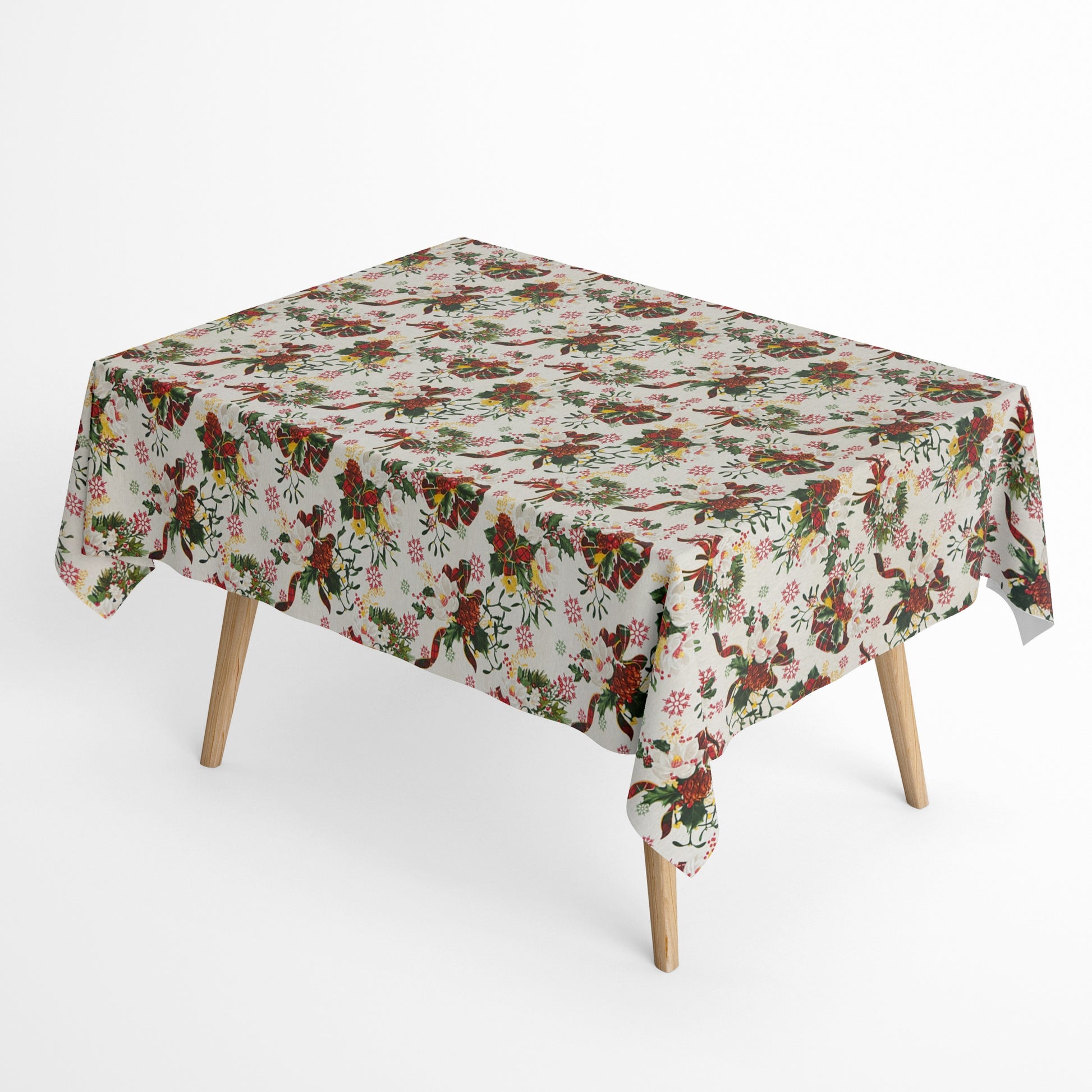 Tischdecke beschichtete Baumwolle Weihnachten