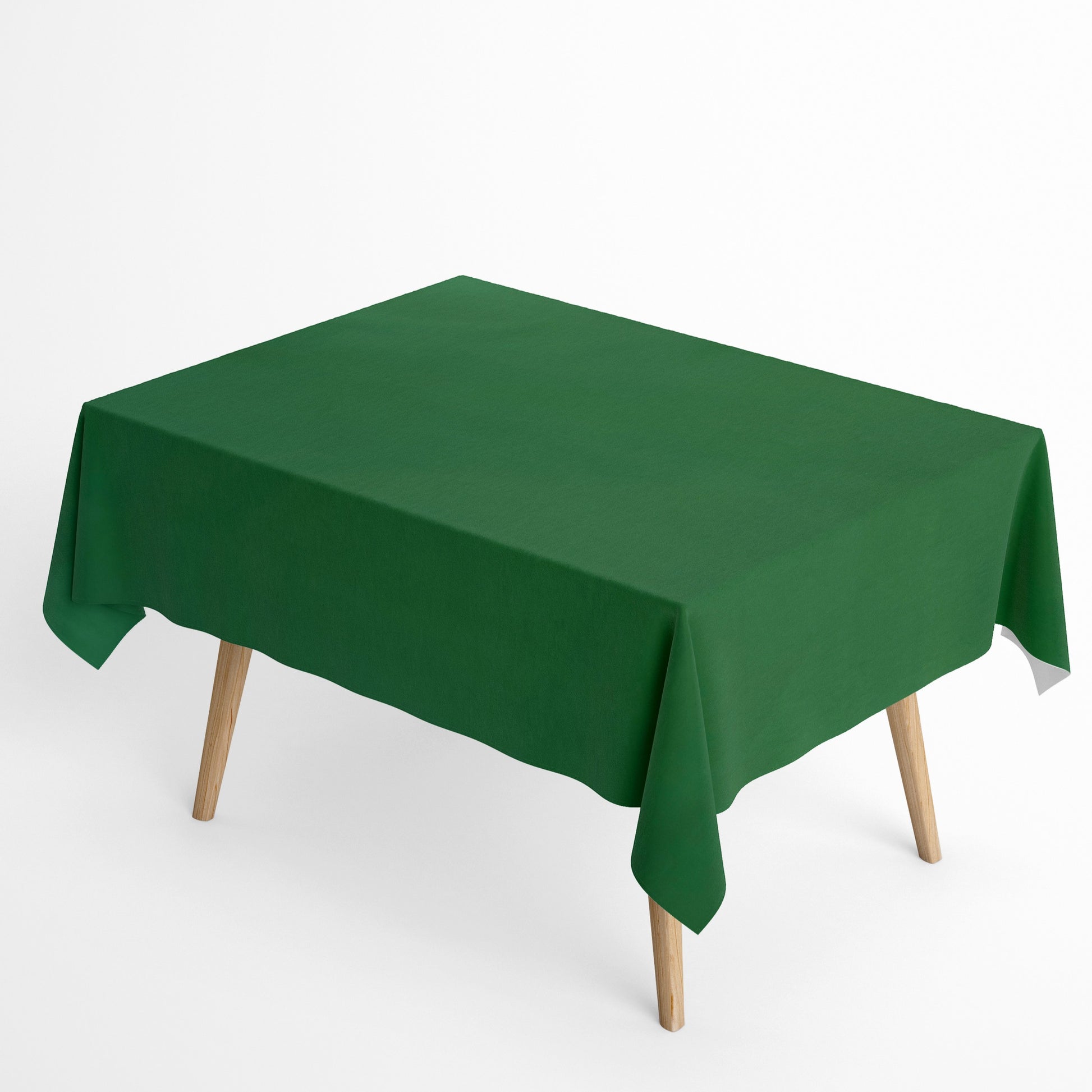 Tischdecke beschichtete Baumwolle grün