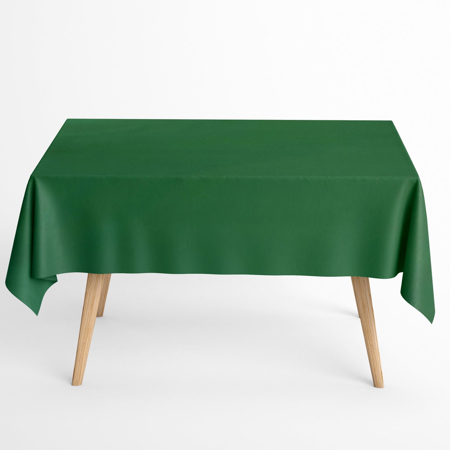 Tischdecke beschichtete Baumwolle grün