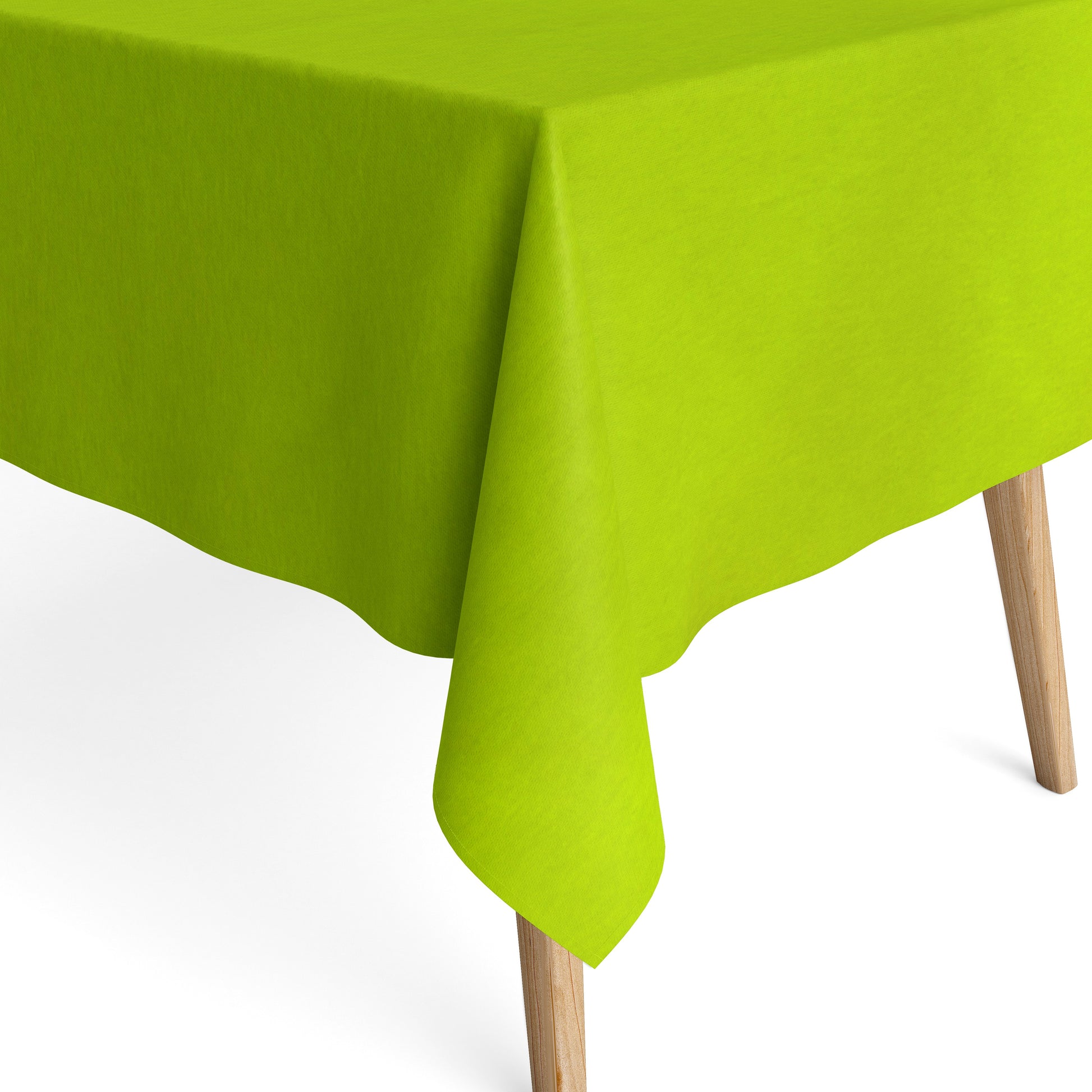 beschichtete Baumwolle Tischdecke hellgrün