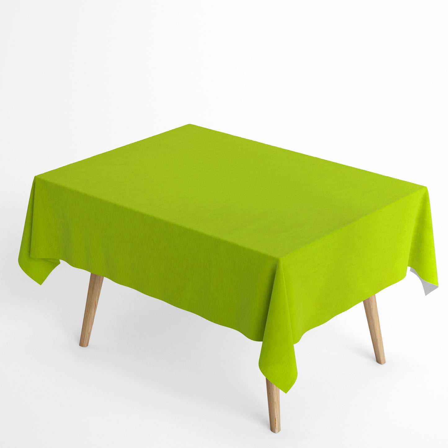 beschichtete Baumwolle Tischdecke hellgrün