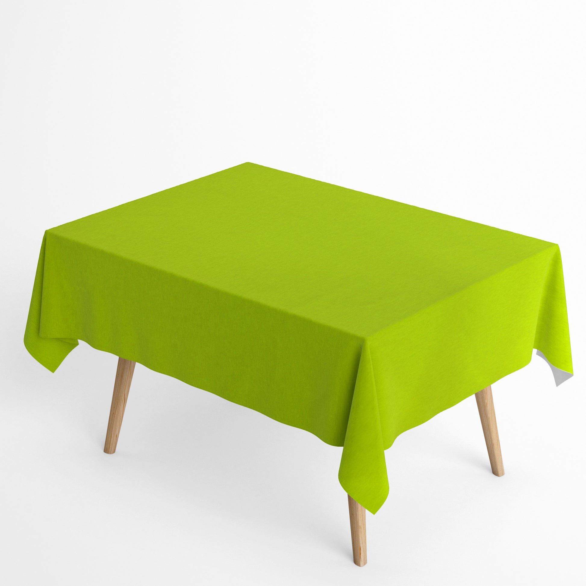 beschichtete Baumwolle Tischdecke hellgrün