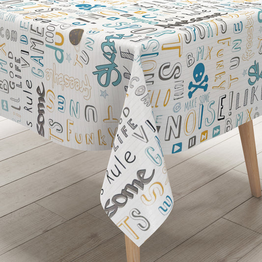 Wachstuch Tischdecke Kindermotiv Sport