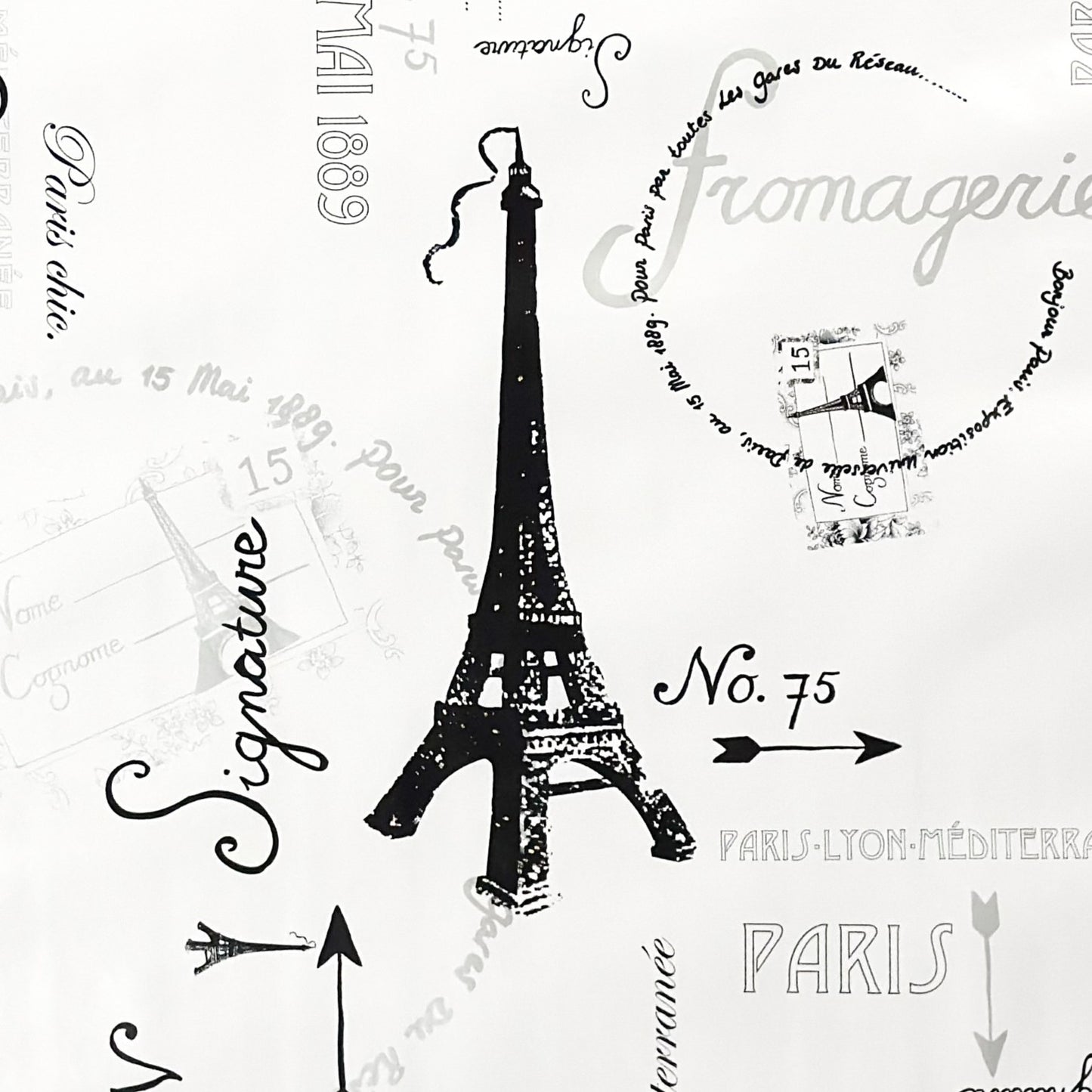 Wachstuch Tischdecke Eiffelturm Paris