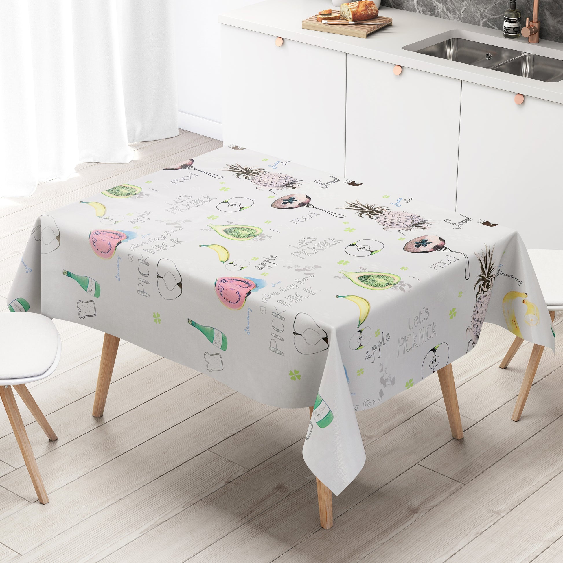 Wachstuch Tischdecke Obst und Früchte