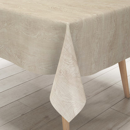 Wachstuch Tischdecke Holzoptik hell