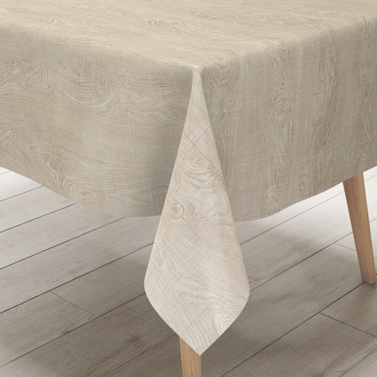 Wachstuch Tischdecke Holzoptik hell