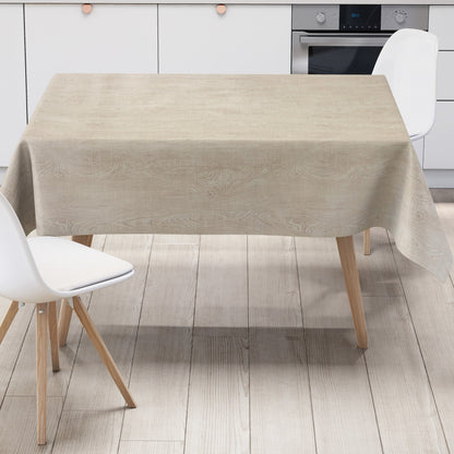 Wachstuch Tischdecke Holzoptik hell