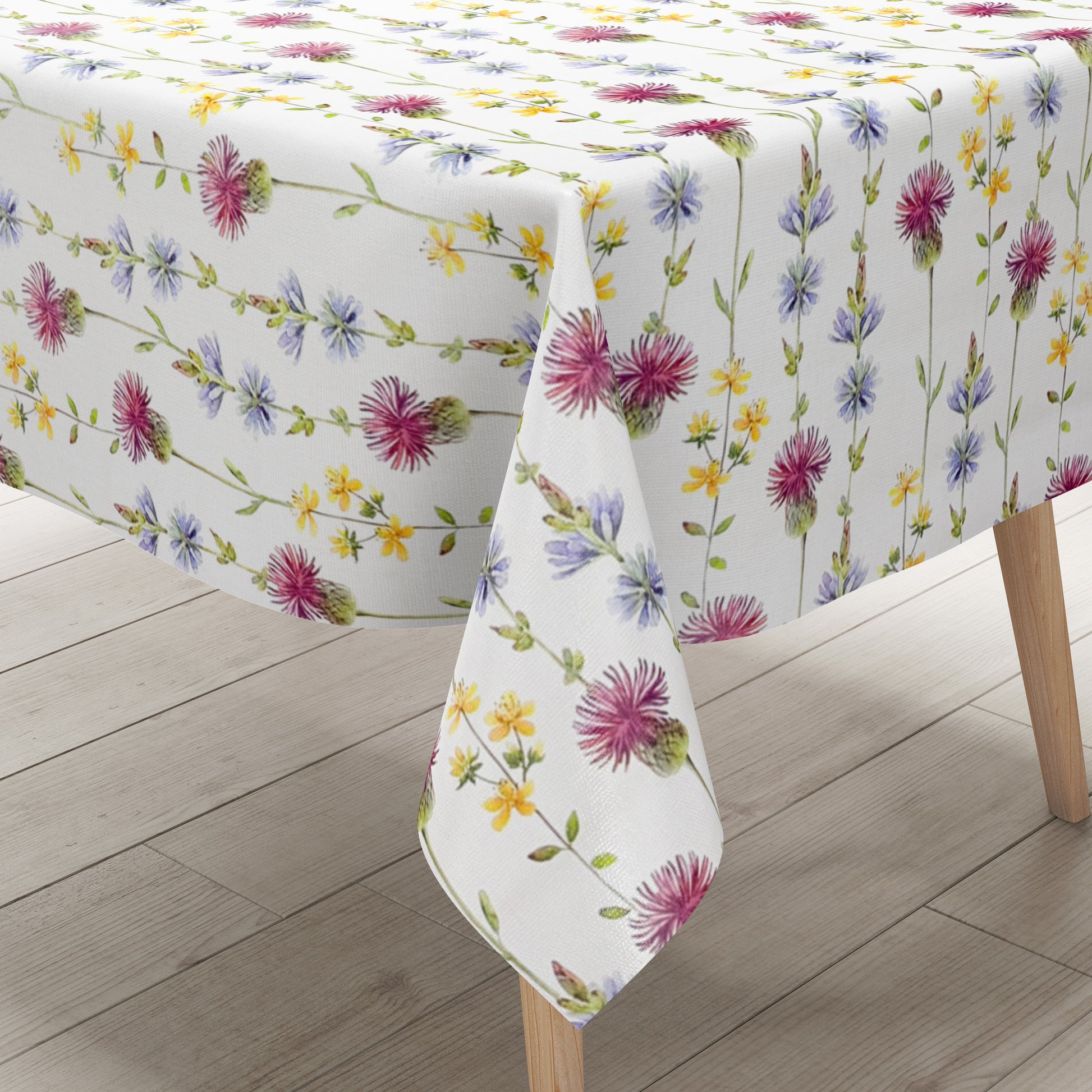Wachstuch Tischdecke Blumenwiese