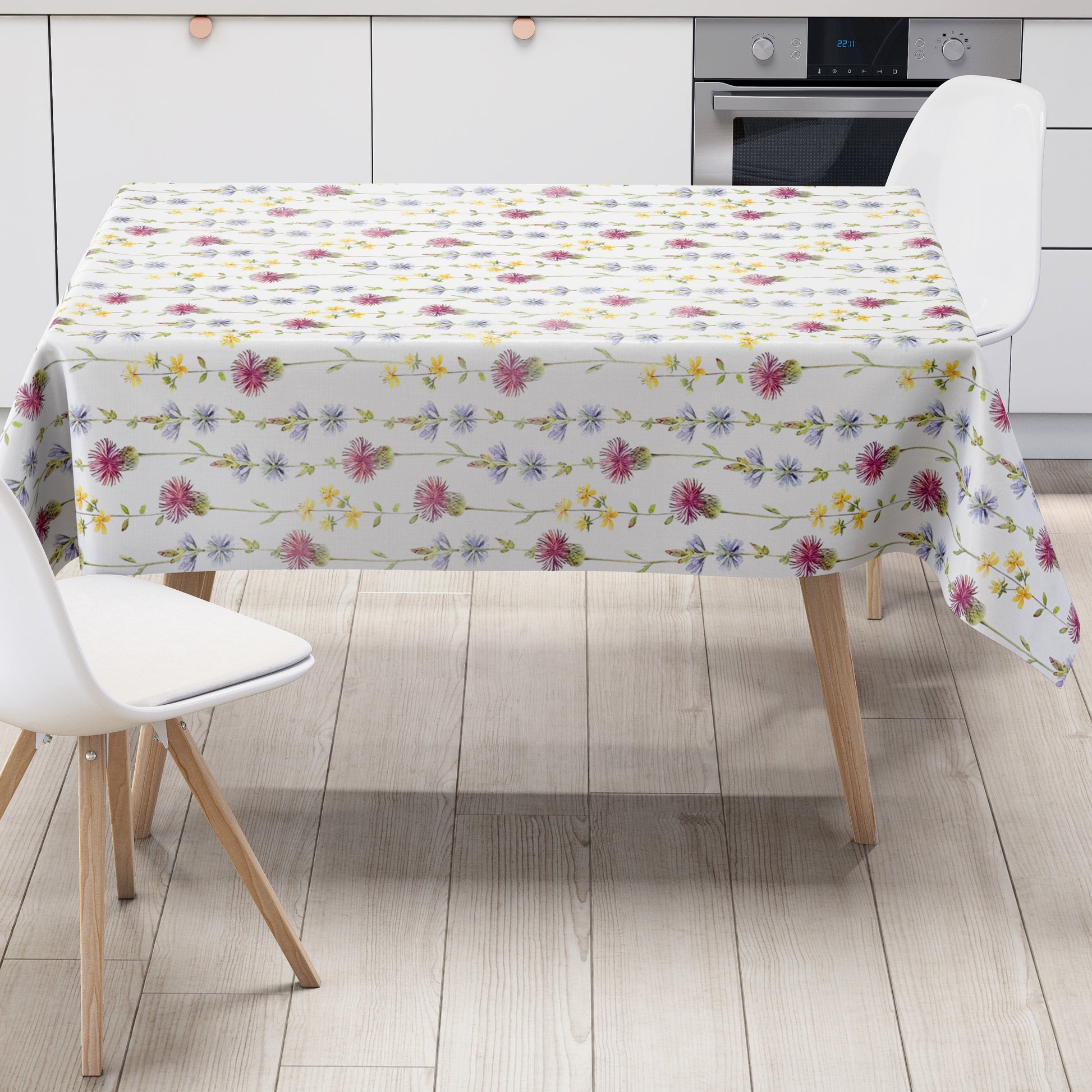 Wachstuch Tischdecke Blumenwiese