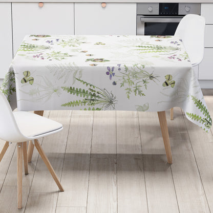 Nappe en toile cirée K150245 automne glands châtaignes feuilles carré rond ovale